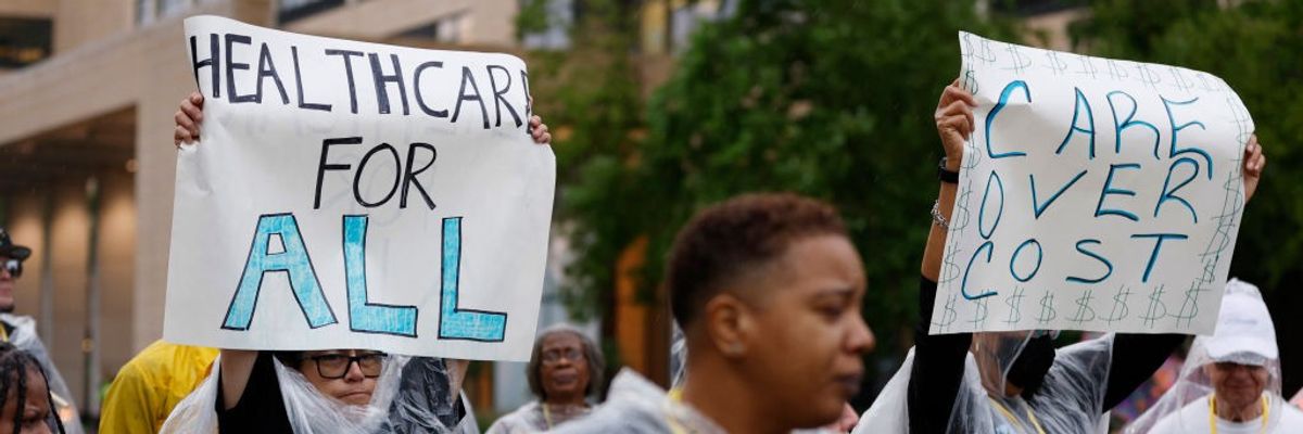Health Care Advocates Risk Arrest Protesting Care Denials At UnitedHealthcare