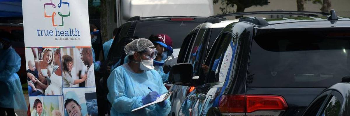 As Millions Stripped of Health Coverage Amid Covid-19, House Dems Unveil Bill for Emergency Expansion of Medicare and Medicaid