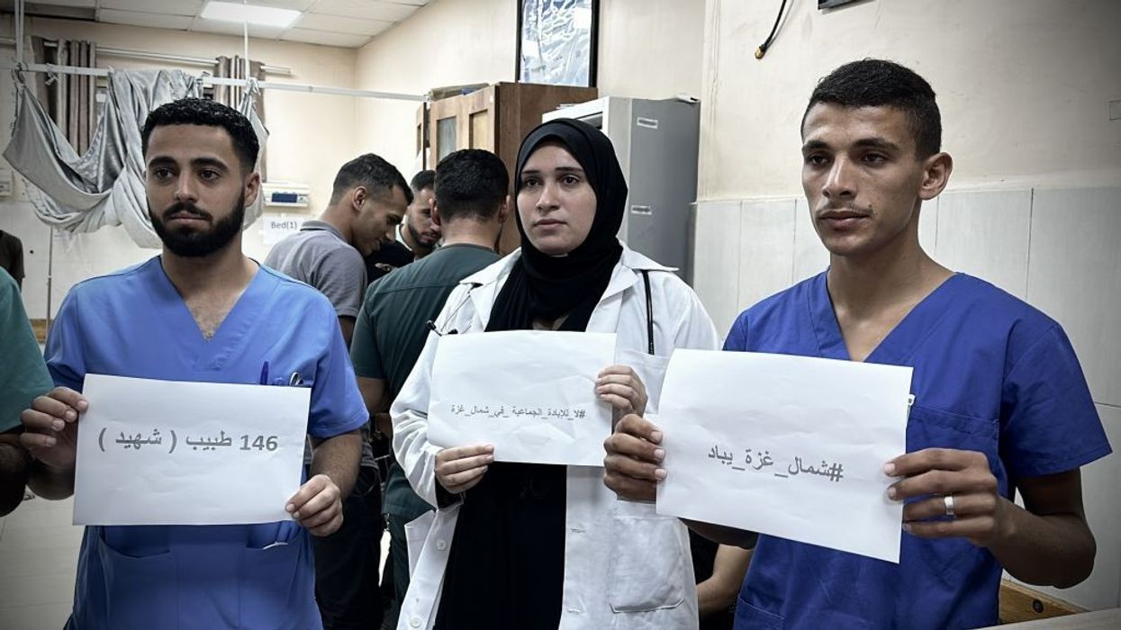 health workers in Gaza