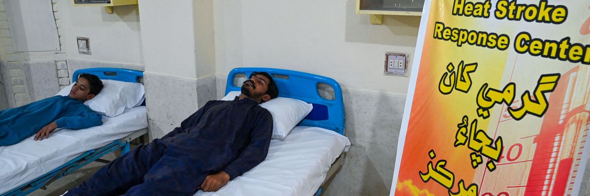 heat stroke patients in Pakistan.
