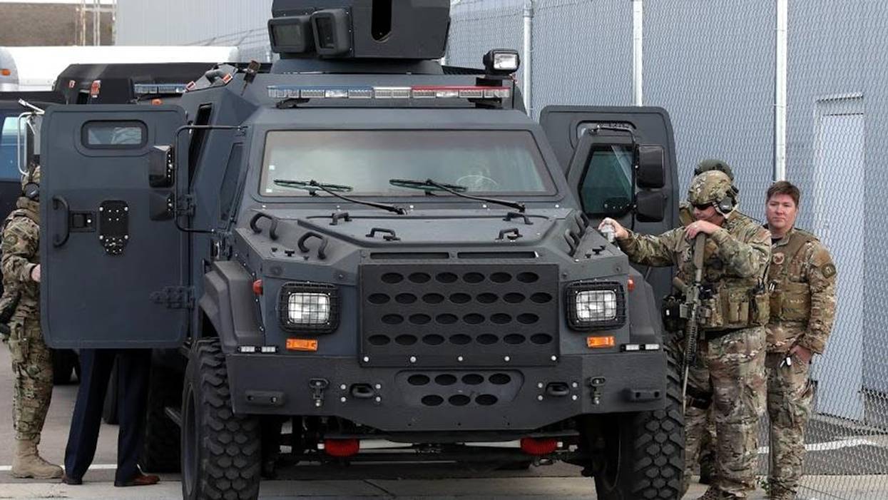 Progressive Lawmakers Push Biden to Stop Transferring Military Weapons to Cops