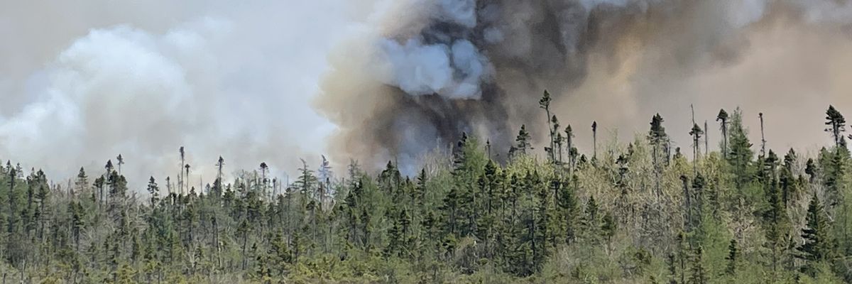 Heavy smoke from wildfires