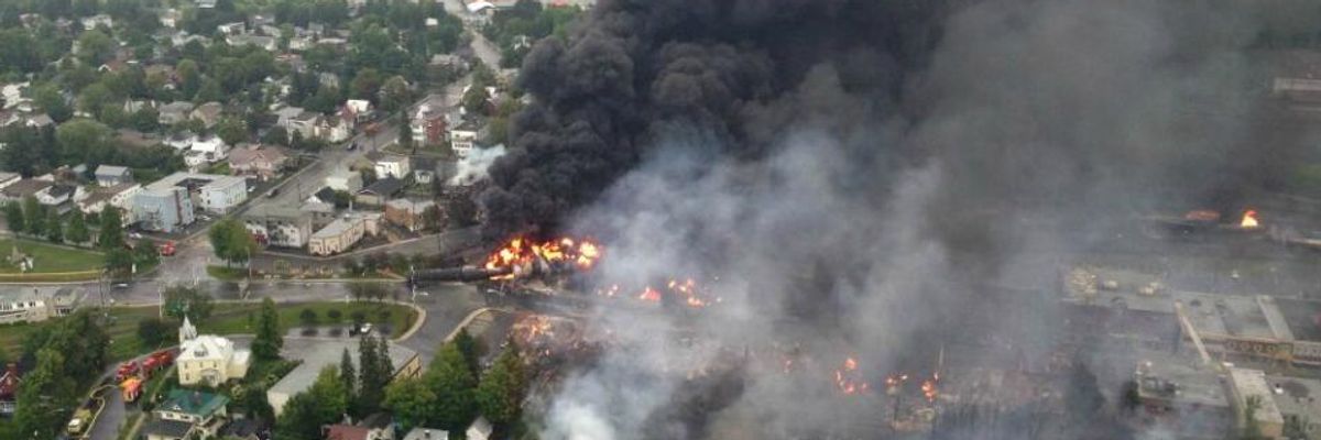 $200 Million Settlement Just 'A First Step' Towards Justice for Lac-Megantic Disaster Victims