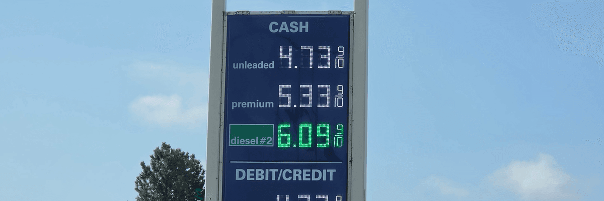 High gas prices are seen in Washington state