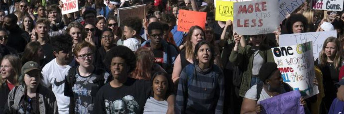 In Pictures and Video: Highlights From the #NationalStudentWalkout