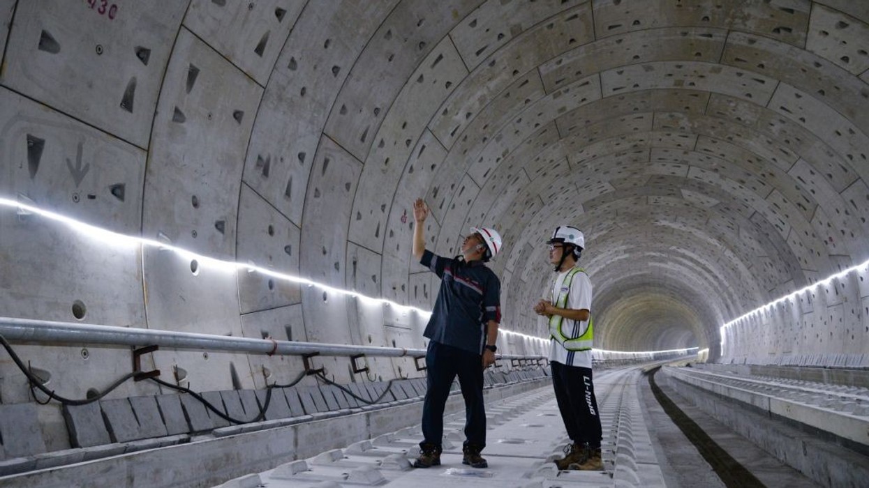 High Speed Railway Tunnel - Chinese and Indonesian Belt and Road Initiative