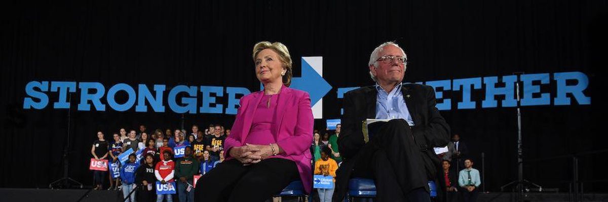 'Inexcusable': Hillary Clinton, Who Lost to Trump in 2016, Won't Commit to Helping Bernie Sanders Win in 2020