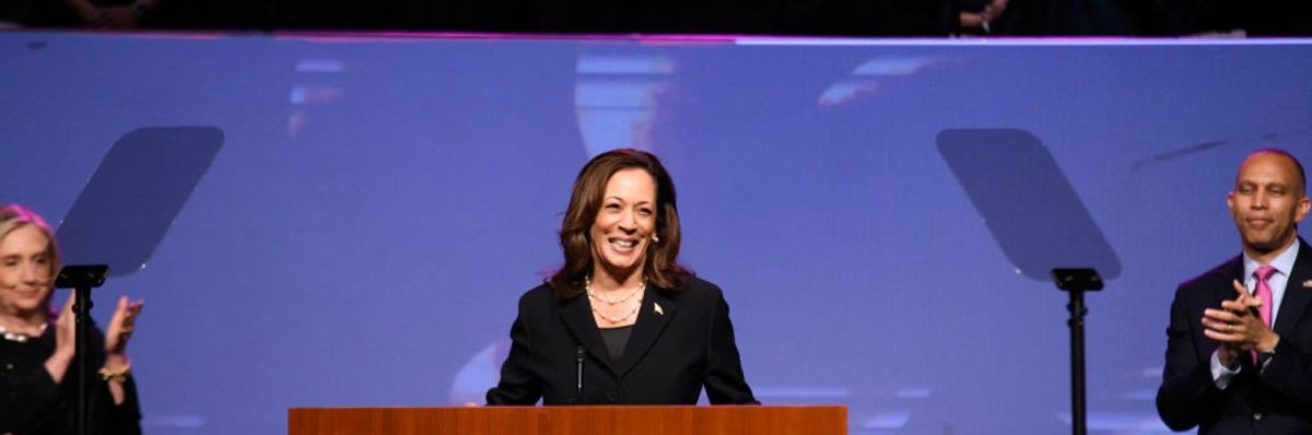 Hillary Clinton, Kamala Harris, Hakeem Jeffries