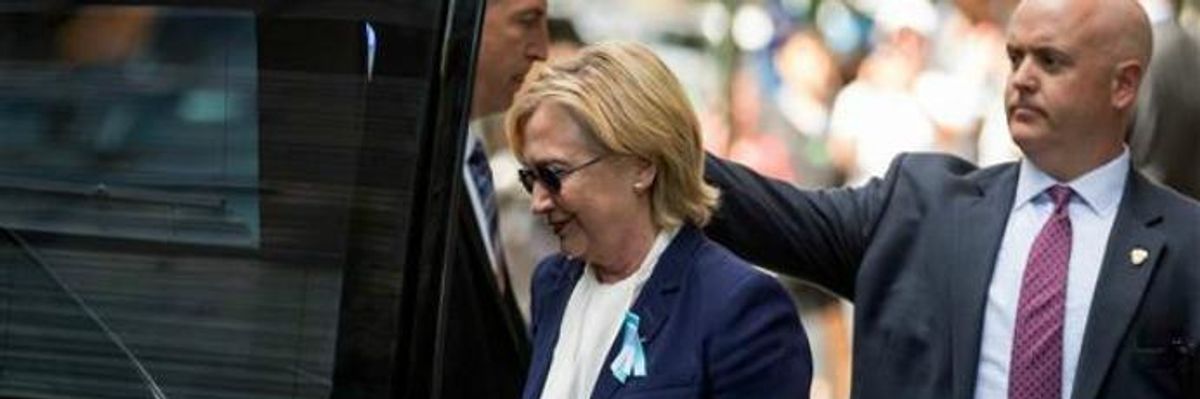 Doctor Says Hillary Clinton Has Pneumonia After NYC Incident