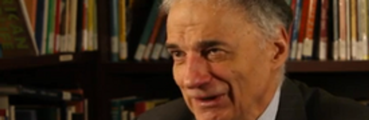 Nader's Hope for 2016: An "Enlightened" Billionaire with Progressive Vision