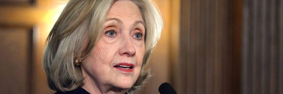 Hillary Clinton Speaks At Georgetown University's Institute For Women, Peace And Security