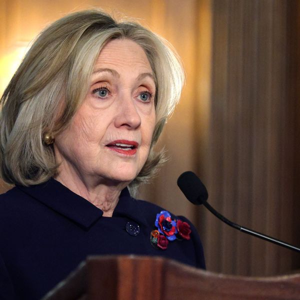 Hillary Clinton Speaks At Georgetown University's Institute For Women, Peace And Security