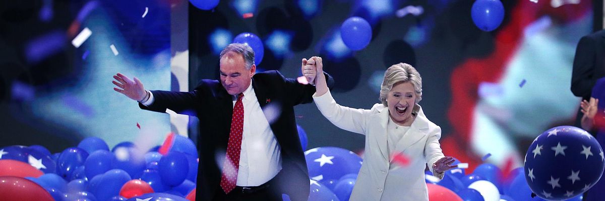 Hillary Clinton Tim Kaine