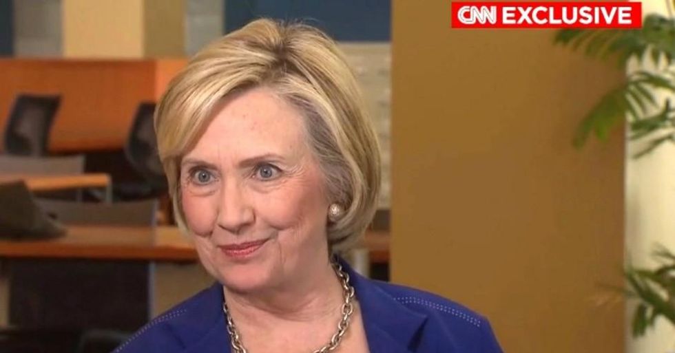 Hillary Clinton told CNN's Chris Cuomo on Thursday that she believes the nomination has already been decided.