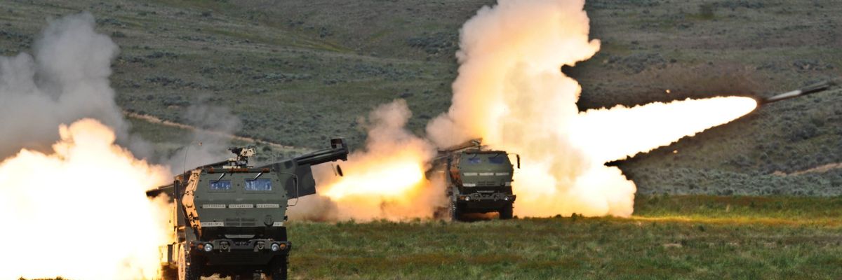 HIMARS firing rockets