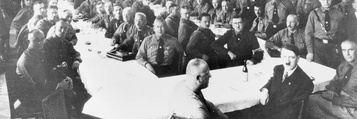 Hitler and his fellow fascists in 1930