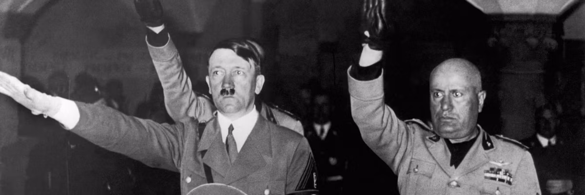 Hitler And Mussolini In Florence