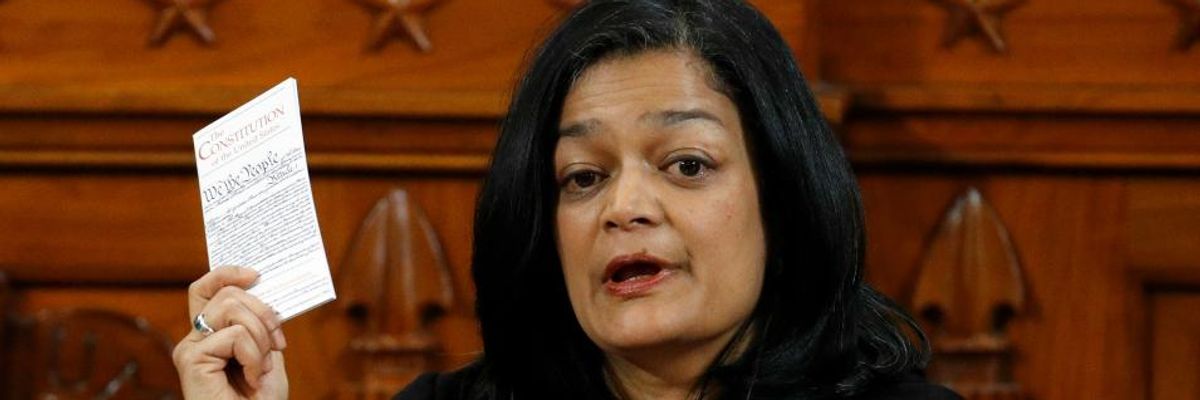 'The President Is the Smoking Gun': Pramila Jayapal Makes Case for Trump Impeachment Ahead of House Vote