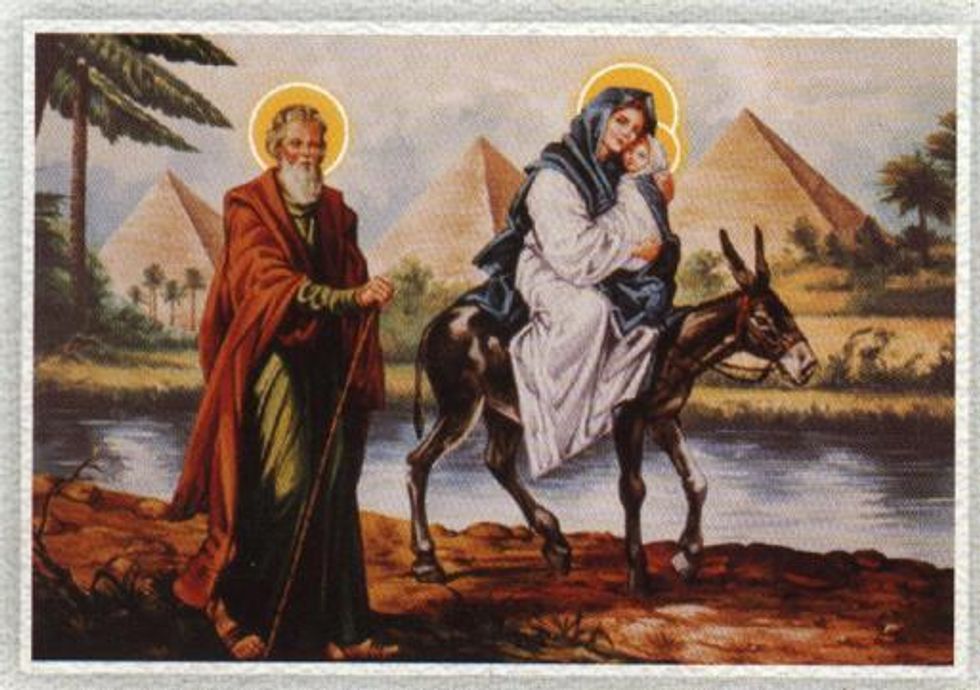 Holy Family flight to Egypt