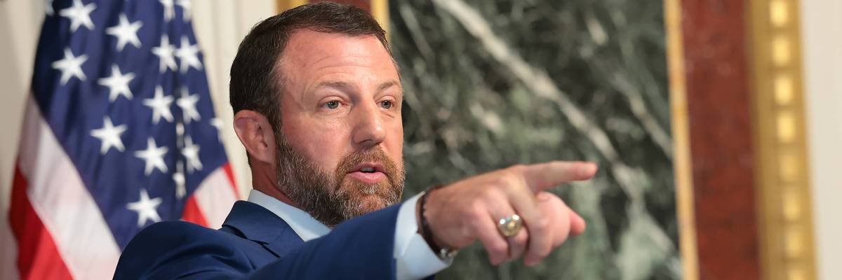 Homeland Security Secretary Markwayne Mullin Discuses Trump Administration's Efforts To Secure Elections