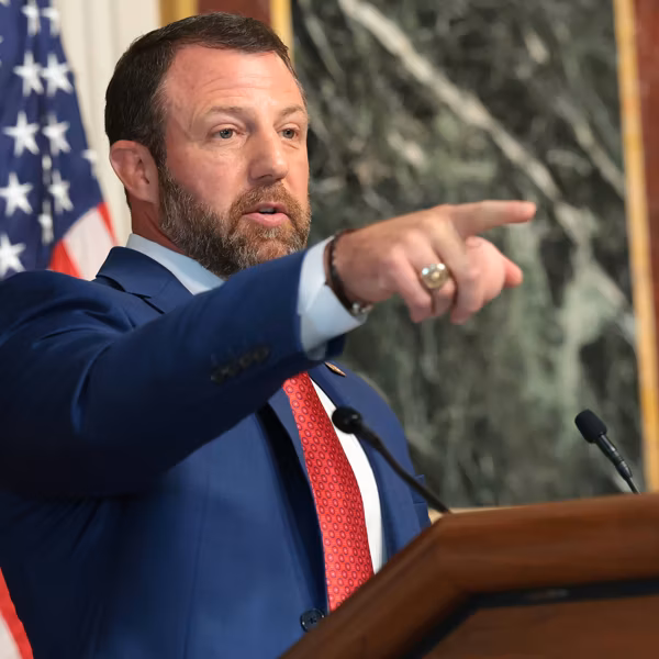 Homeland Security Secretary Markwayne Mullin Discuses Trump Administration's Efforts To Secure Elections