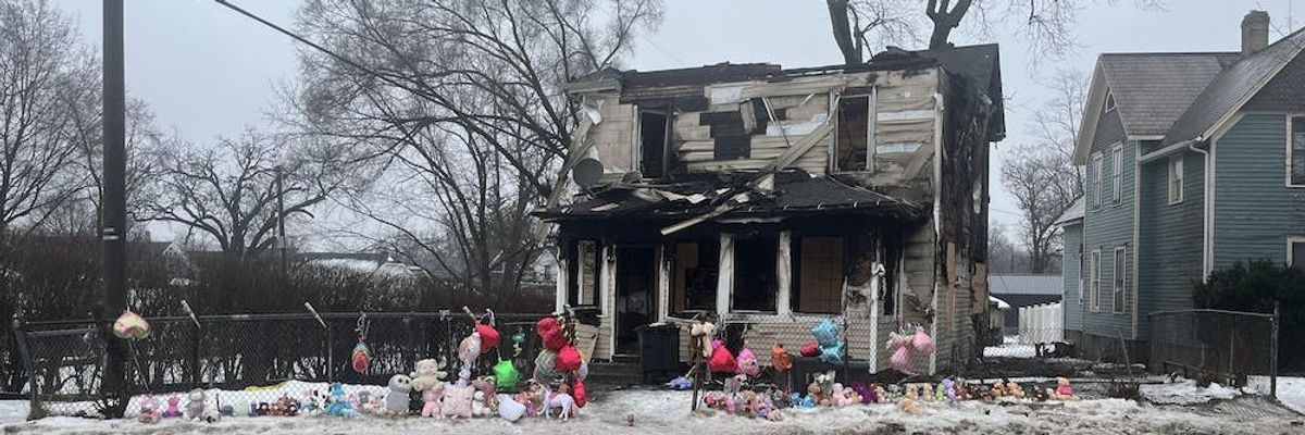 House burned beyond repair in South Bend, Indiana