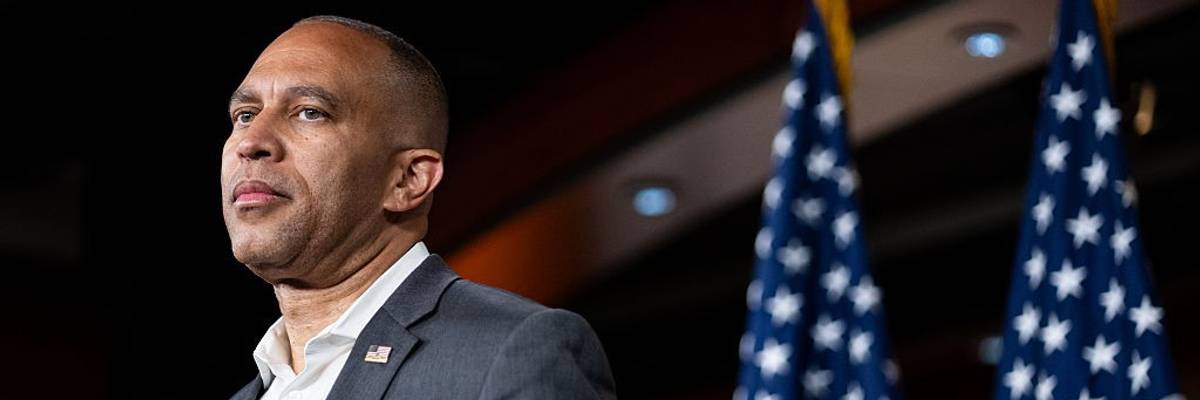 House Minority Leader Hakeem Jeffries...