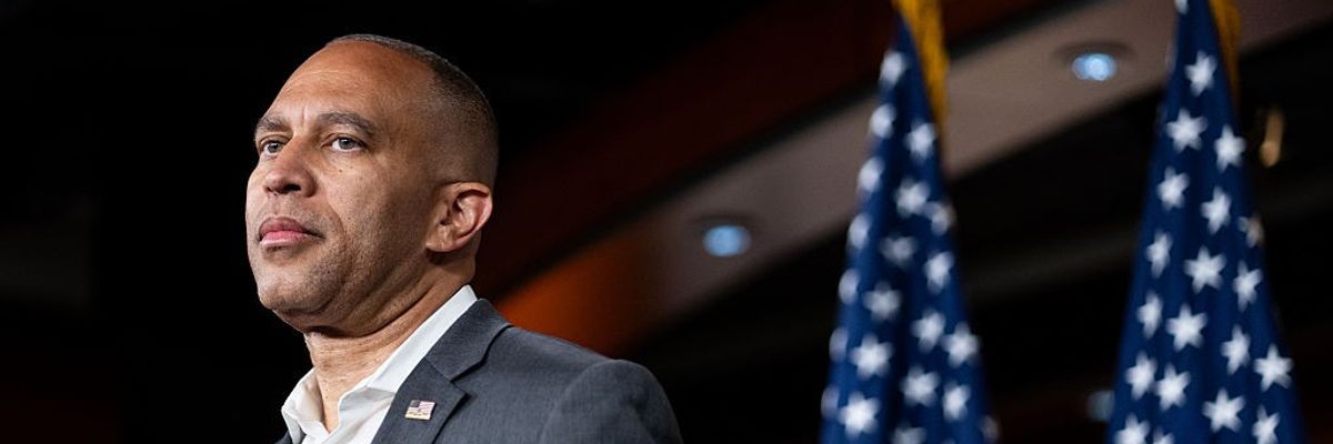 House Minority Leader Hakeem Jeffries...