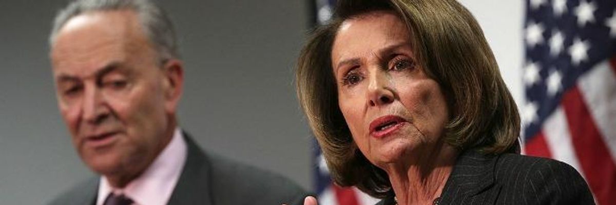 'Schumer and Pelosi Have to Go': Democratic Leaders Under Fire for Urging 'Civility' in Face of Trump's Vicious Agenda