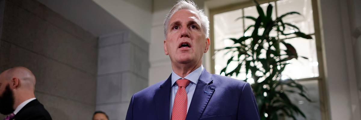House Speaker Kevin McCarthy speaks