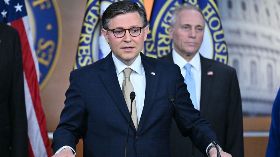 House Speaker Mike Johnson and House Majority Leader Steve Scalise