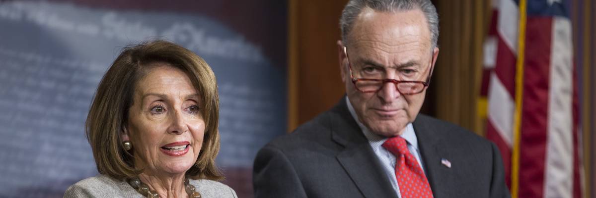 House Speaker Nancy Pelosi And Sen. Schumer Speak To Media After President Trump Announces Deal To End To Government Shutdown
