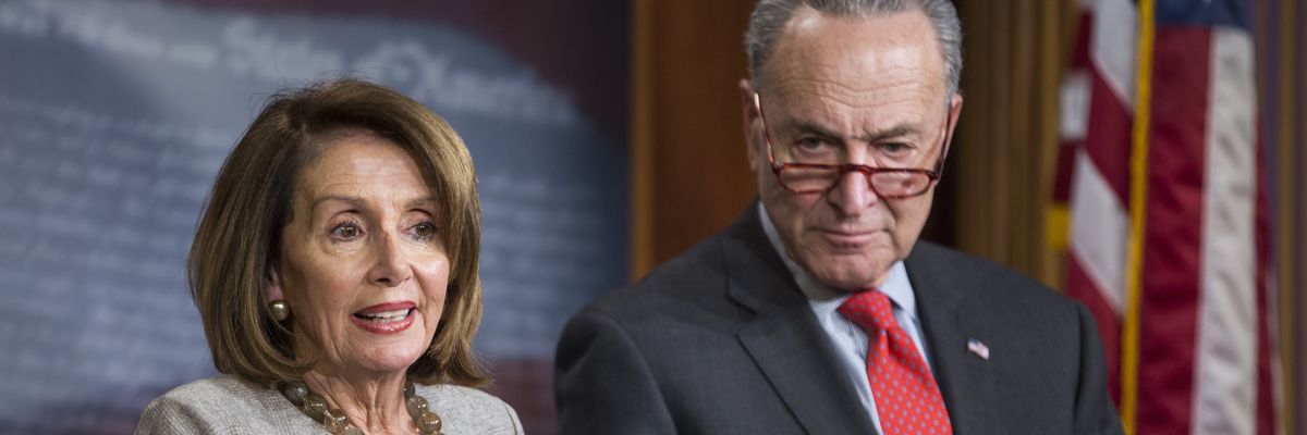 House Speaker Nancy Pelosi And Sen. Schumer Speak To Media After President Trump Announces Deal To End To Government Shutdown