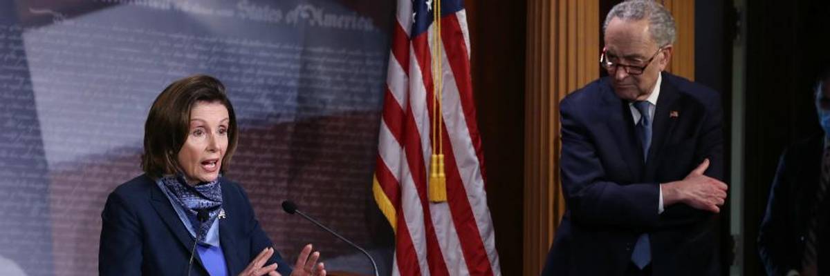 'Gives Away All Democratic Leverage': Progressives Urge House to Vote Down 'Pathetic' Interim Coronavirus Bill