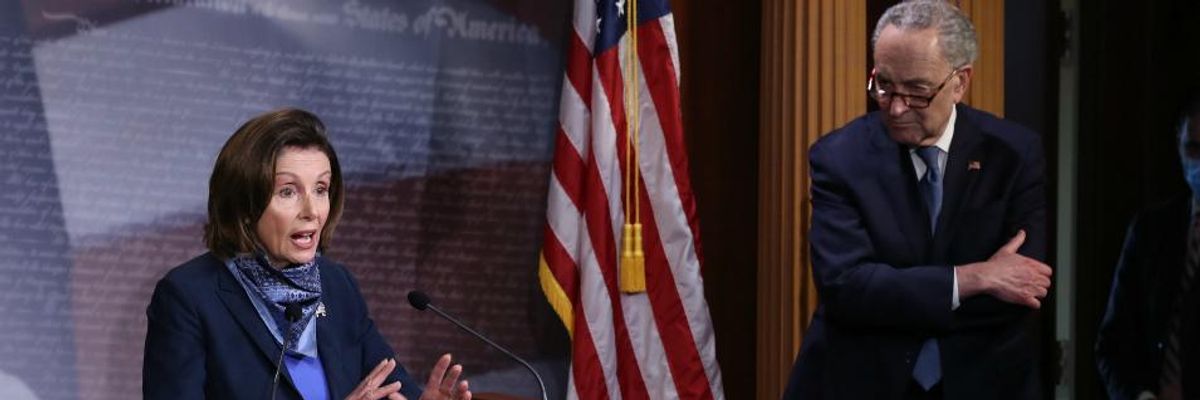 'Gives Away All Democratic Leverage': Progressives Urge House to Vote Down 'Pathetic' Interim Coronavirus Bill