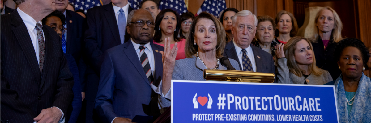 As Pelosi Unveils ACA Fix, Medicare for All Backers Say 'Now Is Not the Time for Watered-Down, Incremental Measures'
