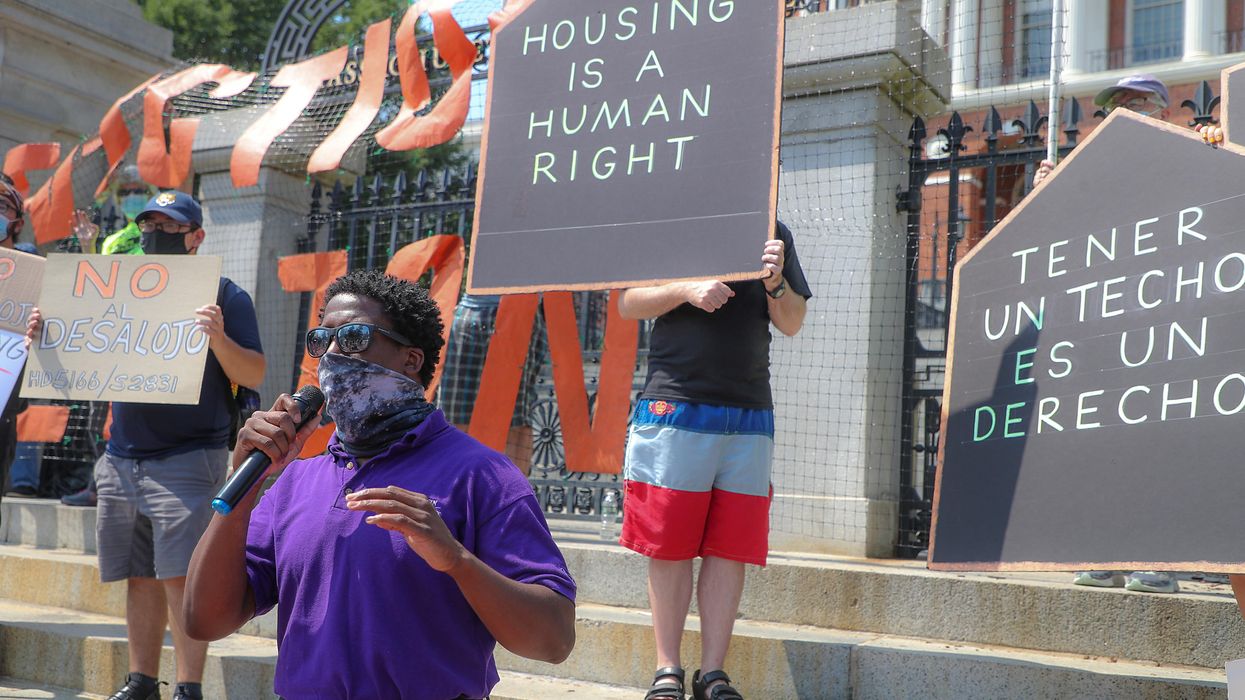 Housing protest