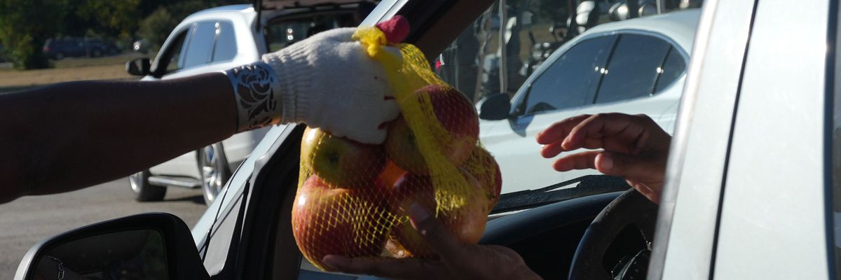 Houston Food bank distribution