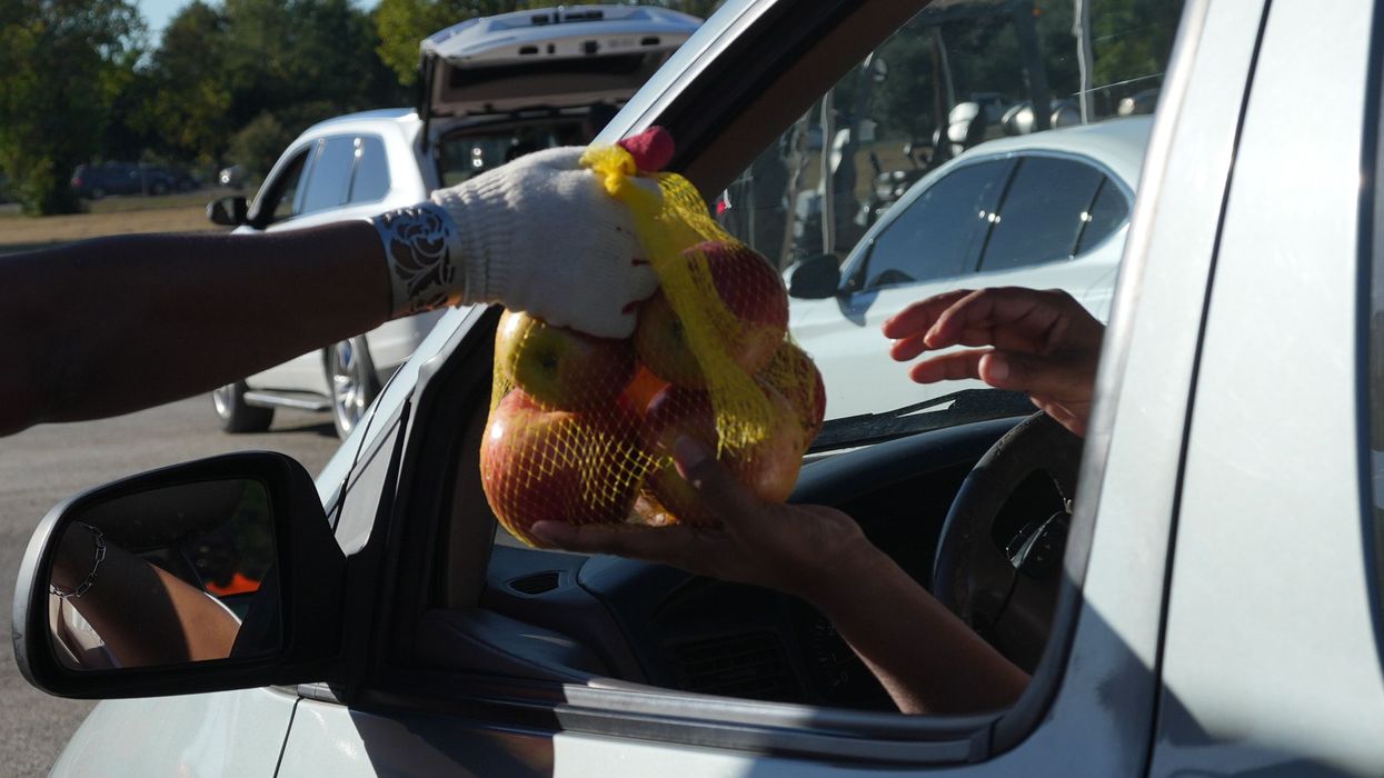 Houston Food bank distribution