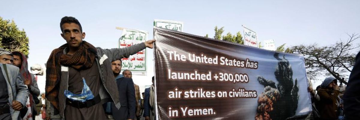 As World Demands Peace and Aid for Yemen, Biden Told to 'End Every Aspect of This War'