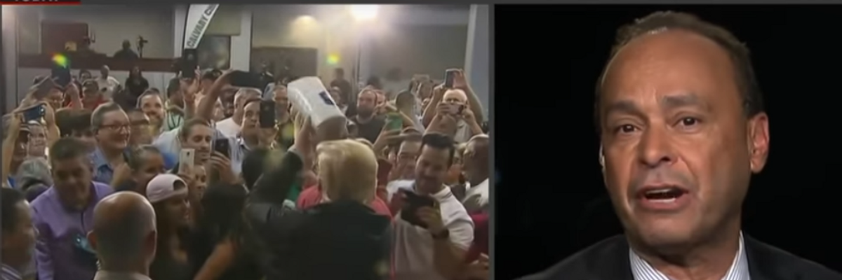 Watch Puerto Rican Lawmaker Slam Trump's Behavior on Island as 'Sad' and 'Disgraceful'