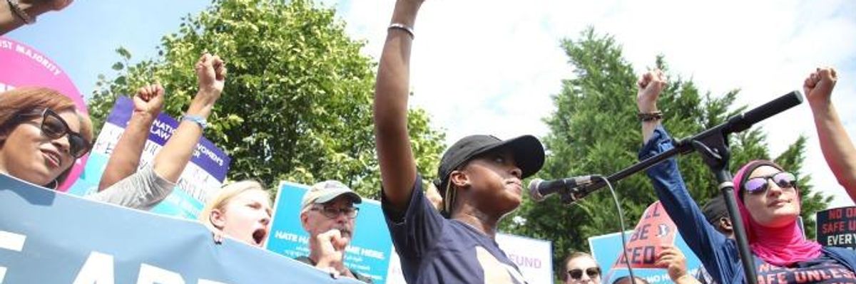 Undeterred by DC Heat Advisory, Women's March Against NRA Begins