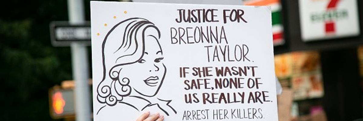 Hundreds of demonstrators gathered at Times Square in New York