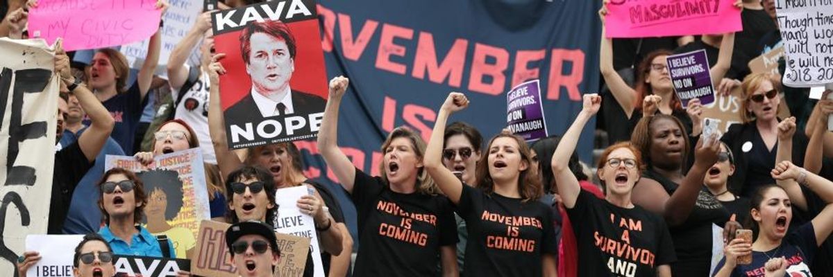 Kavanaugh Confirmation Followed Immediately by This Call: 'Impeach Kavanaugh'