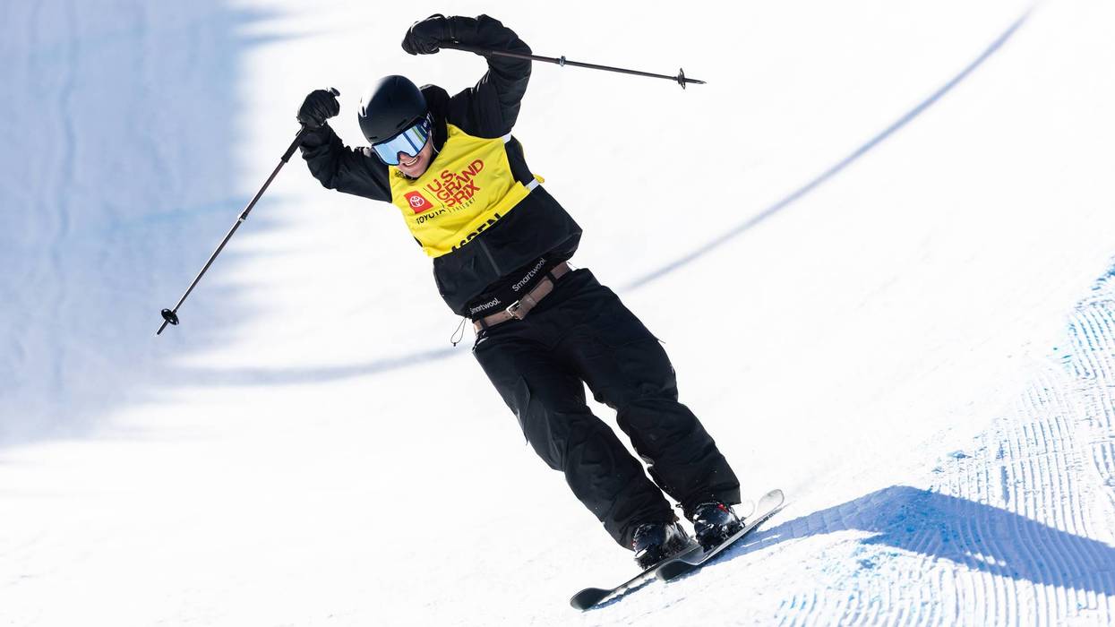 Hunter Hess on the slopes.