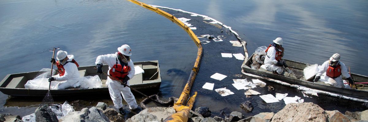 huntington beach oil spill