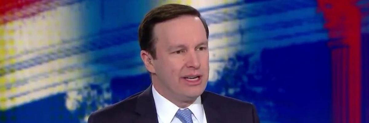 Sen. Chris Murphy to Doubters: Green New Deal 'Absolutely Realistic' and the Kind of Plan Needed to Avert Climate Disaster
