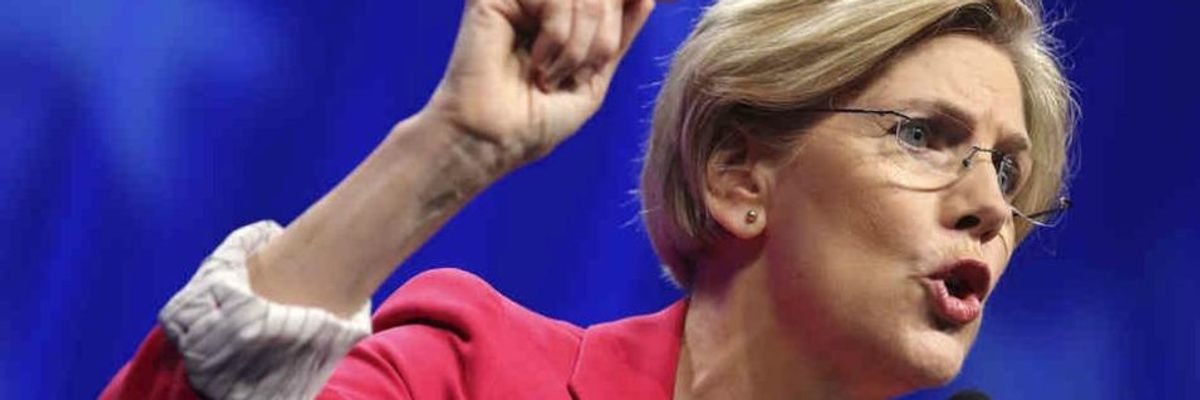 Warren: I'll 'Fight My Heart Out' to Ensure Trump 'Never Reaches the White House'