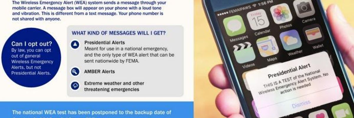 Internet Howls After Learning Trump Will Soon Be Able to Send Text Alerts to Every Single US Resident