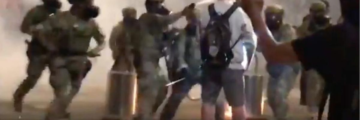'No Tactics... Just Seemed Like a Gang': Navy Veteran Speaks Out After Attack by Secret Police in Viral Video Viewed Nearly 10 Million Times